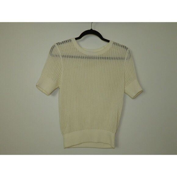 & Other Stories Sweater Ivory‎ Open Crochet Open Knit Women Size Small - Picture 1 of 8